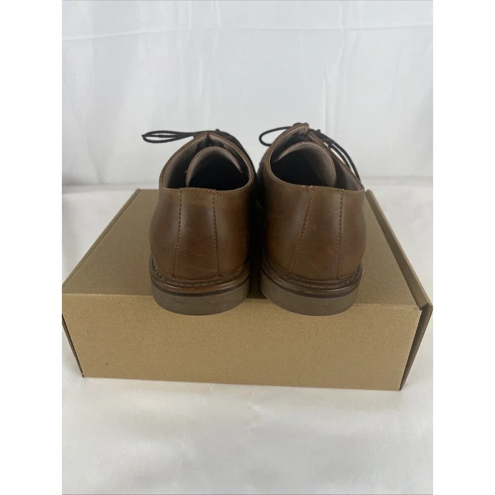 Marona Men's Brown Cap Toe Dress Shoes Oxford Lace Up Size 11 Casual Business